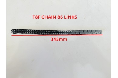 Black T8F 86 Links Drive Chain PIT Quad Dirt Bike Buggy Trike Kart