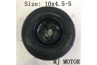 10x4.5-5 Wheel Go Kart 3 Stub Rim&Tyre Huffy Slider Drift Trike Front rear wheel