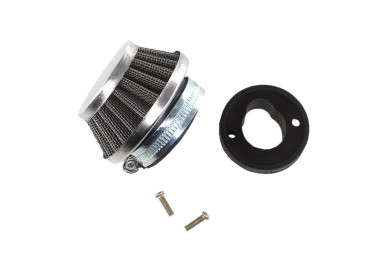 Steel Pod Air Filter Cleaner+ Carby Adaptor 49cc PIT Dirt Pocket Quad Bike ATV Steel Pod Air Filter Cleaner+ Carby Adaptor 49cc PIT Dirt Pocket Quad Bike ATV