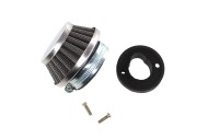 Steel Pod Air Filter Cleaner+ Carby Adaptor 49cc PIT Dirt Pocket Quad Bike ATV Steel Pod Air Filter Cleaner+ Carby Adaptor 49cc PIT Dirt Pocket Quad Bike ATV