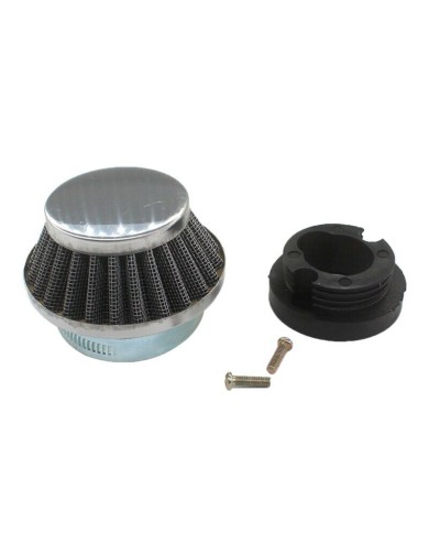 Steel Pod Air Filter Cleaner+ Carby Adaptor 49cc PIT Dirt Pocket Quad Bike ATV Steel Pod Air Filter Cleaner+ Carby Adaptor 49cc PIT Dirt Pocket Quad Bike ATV