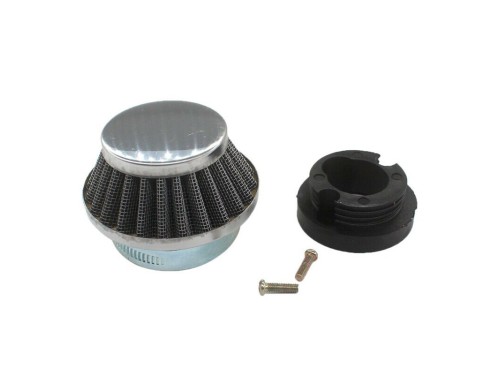 Steel Pod Air Filter Cleaner+ Carby Adaptor 49cc PIT Dirt Pocket Quad Bike ATV Steel Pod Air Filter Cleaner+ Carby Adaptor 49cc PIT Dirt Pocket Quad Bike ATV