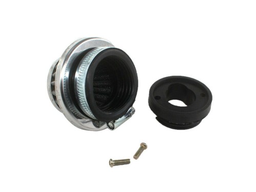 Steel Pod Air Filter Cleaner+ Carby Adaptor 49cc PIT Dirt Pocket Quad Bike ATV Steel Pod Air Filter Cleaner+ Carby Adaptor 49cc PIT Dirt Pocket Quad Bike ATV