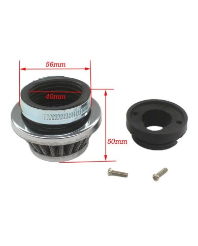 Steel Pod Air Filter Cleaner+ Carby Adaptor 49cc PIT Dirt Pocket Quad Bike ATV Steel Pod Air Filter Cleaner+ Carby Adaptor 49cc PIT Dirt Pocket Quad Bike ATV