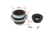 Steel Pod Air Filter Cleaner+ Carby Adaptor 49cc PIT Dirt Pocket Quad Bike ATV Steel Pod Air Filter Cleaner+ Carby Adaptor 49cc PIT Dirt Pocket Quad Bike ATV