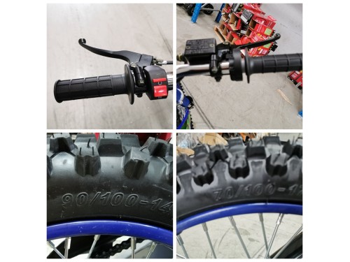 2017 BIGFOOT 125CC PIT MOTOR DIRT BIKE TRAIL MOTOCROSS TERRAIN PRO KICK START BLACK