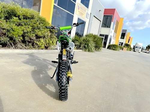 BIGFOOT 125CC PIT MOTOR DIRT BIKE TRAIL MOTOCROSS TERRAIN PRO KICK START GREEN