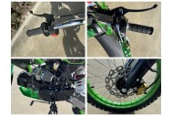 BIGFOOT 125CC PIT MOTOR DIRT BIKE TRAIL MOTOCROSS TERRAIN PRO KICK START GREEN