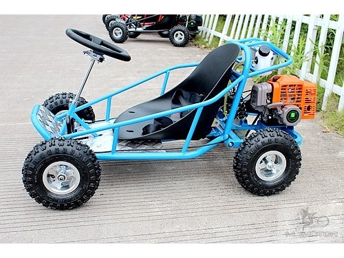 2017 Brand New 49cc Mini Go Kart 4 Wheeler Kids 2 Stroke Buggy Quad Atv Blue