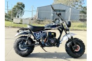 MB200X TrailMaster Hurricane Mini Bike Coleman Full sized REC-REG E-start BLACK