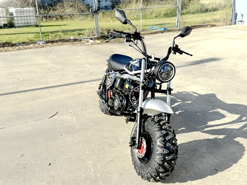 MB200X TrailMaster Hurricane Mini Bike Coleman Full sized REC-REG E-start BLACK