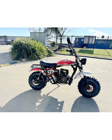 MB200X TrailMaster Hurricane Mini Bike Coleman Full sized REC-REG E-start RED MB200X TrailMaster Hurricane Mini Bike Coleman Full sized REC-REG E-start RED