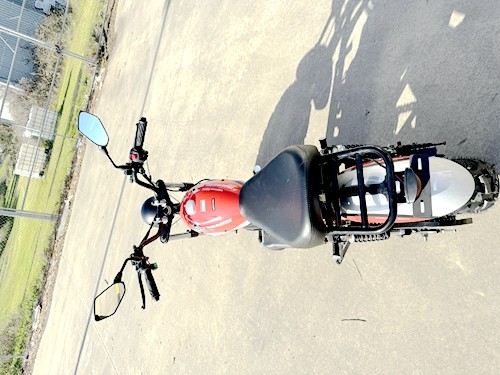 MB200X TrailMaster Hurricane Mini Bike Coleman Full sized REC-REG E-start RED