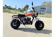 MB200X TrailMaster Hurricane Mini Bike Coleman Full sized REC-REG E-start RED