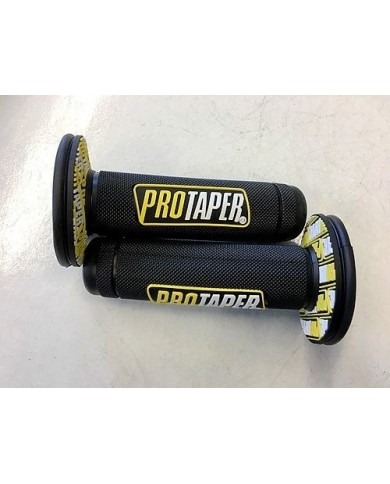 7/8'' 22mm Hand Grips Handle Bar Honda Yamaha Suzuki Kawasiki Motorcycle Yellow 7/8'' 22mm Hand Grips Handle Bar Honda Yamaha Suzuki Kawasiki Motorcycle Yellow