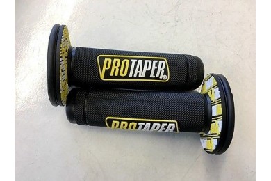 7/8'' 22mm Hand Grips Handle Bar Honda Yamaha Suzuki Kawasiki Motorcycle Yellow