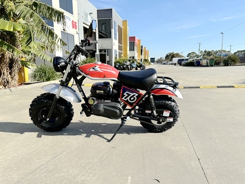 MB200X TrailMaster Hurricane Mini Bike Coleman Full sized REC-REG E-start RED