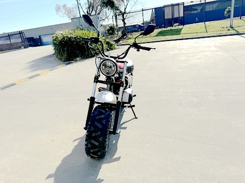 MB200X TrailMaster Hurricane Mini Bike Coleman Full sized REC-REG E-start RED