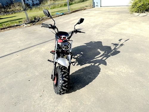MB200X TrailMaster Hurricane Mini Bike Coleman Full sized REC-REG E-start RED