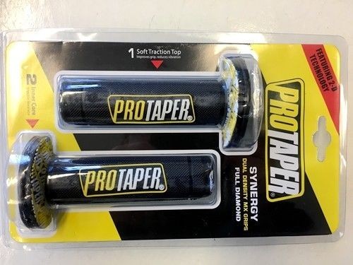 7/8'' 22mm Hand Grips Handle Bar Honda Yamaha Suzuki Kawasiki Motorcycle Yellow