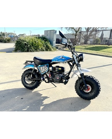 MB200X TrailMaster Hurricane Mini Bike Coleman Full sized REC-REG E-start BLUE MB200X TrailMaster Hurricane Mini Bike Coleman Full sized REC-REG E-start BLUE