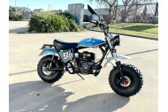 MB200X TrailMaster Hurricane Mini Bike Coleman Full sized REC-REG E-start BLUE