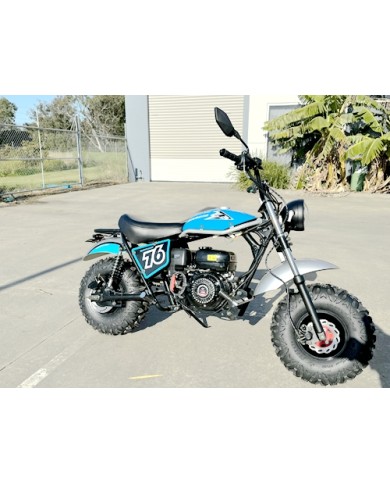 MB200X TrailMaster Hurricane Mini Bike Coleman Full sized REC-REG E-start BLUE MB200X TrailMaster Hurricane Mini Bike Coleman Full sized REC-REG E-start BLUE