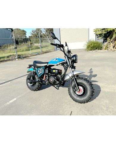 MB200X TrailMaster Hurricane Mini Bike Coleman Full sized REC-REG E-start BLUE MB200X TrailMaster Hurricane Mini Bike Coleman Full sized REC-REG E-start BLUE