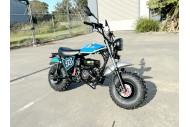 MB200X TrailMaster Hurricane Mini Bike Coleman Full sized REC-REG E-start BLUE