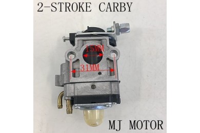 2 Stroke Carburetor 38cc 43cc 49cc petrol scooter pocket quad bike Carby 15mm
