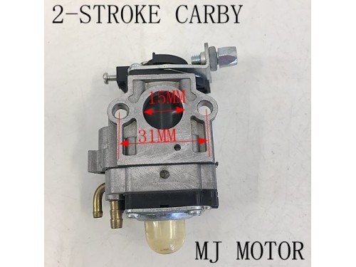 2 Stroke Carburetor 38cc 43cc 49cc petrol scooter pocket quad bike Carby 15mm 2 Stroke Carburetor 38cc 43cc 49cc petrol scooter pocket quad bike Carby 15mm