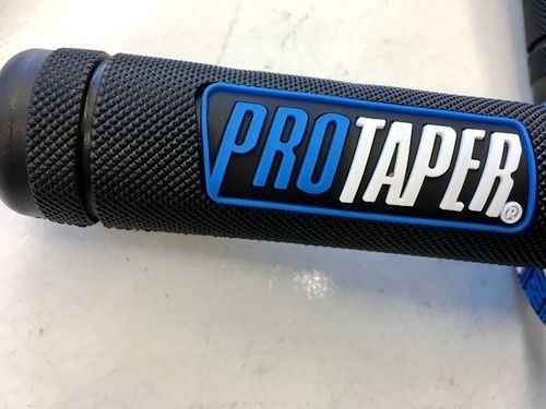 7/8'' 22mm Hand Grips Handle Bar Honda Yamaha Suzuki Kawasiki Motorcycle Blue