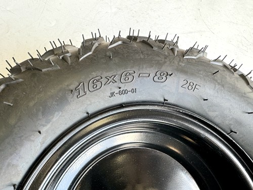 8 inch Wheel Rim Tyre Quad ATV Buggy Gokart Spline 20mm Complete Wheel 16x6-8
