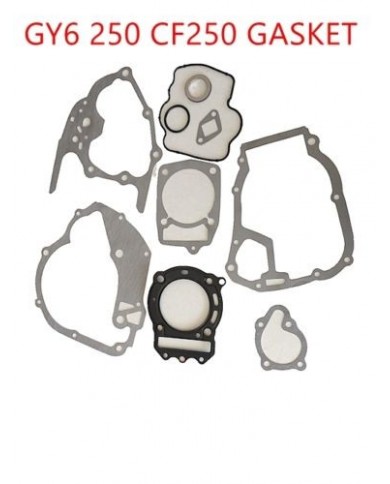 GY6 GASKET SET 250CC SCOOTER ATV GO KART BUGGY SAHARA KINROAD KANDI CF250 CH250 GY6 GASKET SET 250CC SCOOTER ATV GO KART BUGGY SAHARA KINROAD KANDI CF250 CH250