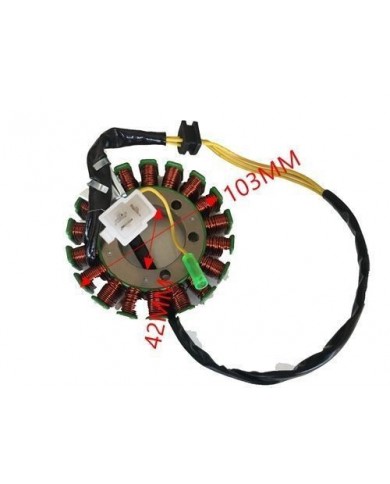 18 Poles Magneto Flywheel Stator CF250-18 250cc 300cc GY6 Quad/Atv/Buggy Sahara 18 Poles Magneto Flywheel Stator CF250-18 250cc 300cc GY6 Quad/Atv/Buggy Sahara