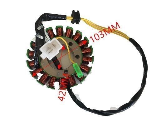 18 Poles Magneto Flywheel Stator CF250-18 250cc 300cc GY6 Quad/Atv/Buggy Sahara 18 Poles Magneto Flywheel Stator CF250-18 250cc 300cc GY6 Quad/Atv/Buggy Sahara