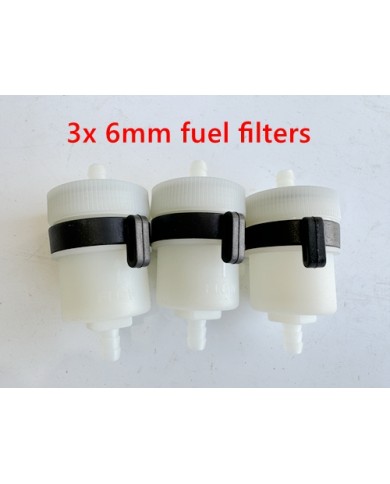 3X 6mm Fuel Petrol Filter fit Buggy ATV QUAD DIRT BIKE TRAIL BIKE PROJECT TRIKE 3X 6mm Fuel Petrol Filter fit Buggy ATV QUAD DIRT BIKE TRAIL BIKE PROJECT TRIKE