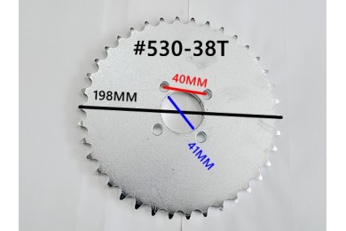 38 Teeth 530 Rear Back Chain Sprocket Cog Mini Jeep Atv Quad Dirt Bike
