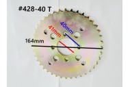 40 Teeth 428 Rear Back Chain Sprocket Cog Mini Jeep Atv Quad Dirt Bike