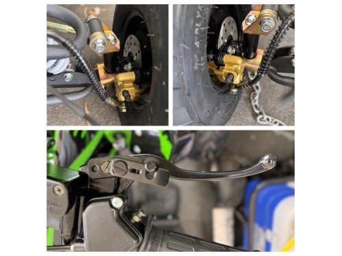 125CC ATV Sport Quad Dirt Bike 4 Wheel Buggy Go kart Rear Rack Semi Auto 3+1 RANGER GREEN