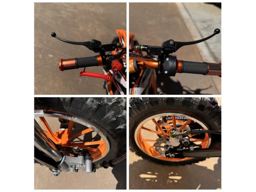 49cc Mini Motor Dirt Bike, Pocket Rocket, Pee Wee Motorcycle, ATV 50CC Engine for Kids in Orange 49cc Mini Motor Dirt Bike, Pocket Rocket, Pee Wee Motorcycle, ATV 50CC Engine for Kids in Orange
