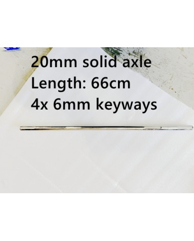 20MM 660mm 66cm GO KART TRIKE AXLE 6MM KEYWAYS SLIDER TRIKE SOLID AXLE 20MM 660mm 66cm GO KART TRIKE AXLE 6MM KEYWAYS SLIDER TRIKE SOLID AXLE