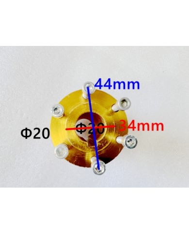 DISC CARRIER HUB CNC 20MM AXLE WITH 6MM KEYWAY GO KART TRIKE SPROCKET DISC CARRIER HUB CNC 20MM AXLE WITH 6MM KEYWAY GO KART TRIKE SPROCKET