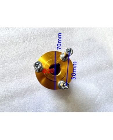 WHEEL CARRIER HUB CNC 20MM AXLE WITH 6MM KEYWAY GO KART TRIKE WHEEL CARRIER HUB CNC 20MM AXLE WITH 6MM KEYWAY GO KART TRIKE