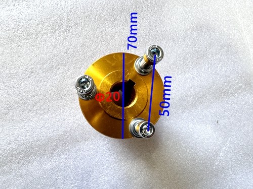 WHEEL CARRIER HUB CNC 20MM AXLE WITH 6MM KEYWAY GO KART TRIKE WHEEL CARRIER HUB CNC 20MM AXLE WITH 6MM KEYWAY GO KART TRIKE