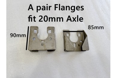 A PAIR WELD ON BEARING HANGER BRACKET FLANGE OFF-ROAD BUGGY suit 20MM AXLE