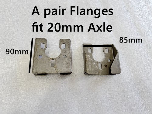 A PAIR WELD ON BEARING HANGER BRACKET FLANGE OFF-ROAD BUGGY suit 20MM AXLE