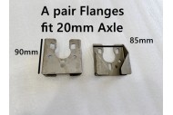 A PAIR WELD ON BEARING HANGER BRACKET FLANGE OFF-ROAD BUGGY suit 20MM AXLE