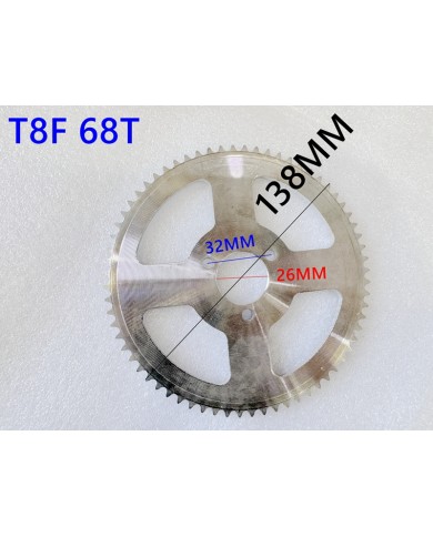68 Teeth T8F Rear Back Chain Sprocket Cog PIT PRO TRAIL QUAD DIRT BIKE ATV KART 68 Teeth T8F Rear Back Chain Sprocket Cog PIT PRO TRAIL QUAD DIRT BIKE ATV KART