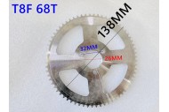 68 Teeth T8F Rear Back Chain Sprocket Cog PIT PRO TRAIL QUAD DIRT BIKE ATV KART